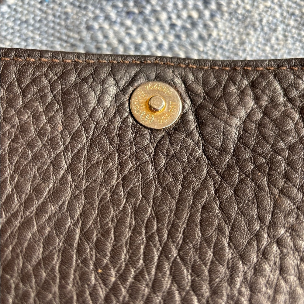 Vintage Coach Brown Pebbled Leather Flap Crossbody Bag USA Made Sonoma 4919 - Picture 12 of 13